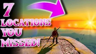 7 MORE Crazy/Cool Locations You MISSED In Zelda Tears of the Kingdom! [The PERFECT Sunset!]