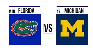 2018 Peach Bowl #10 Florida vs #7 Michigan Full Game Highlights