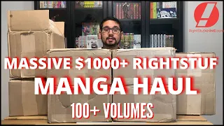 Unboxing over $1000 Worth of Manga from Rightstuf | May Manga Haul | 100+ Volumes