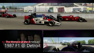 1987 F1 at the Monaco of the Americas, Detroit Grand Prix !! Assetto Corsa