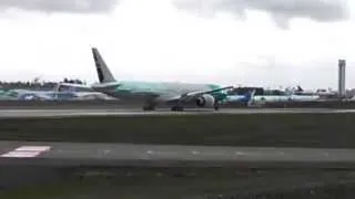 Boeing 777 High Speed Taxi Testing 4/13/13