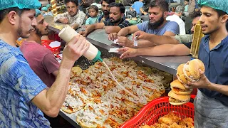 KFC Style Zinger Burger 🍔 Speedy Guy Making 100+ Paratha Zinger Roll | Crazy Rush for Fast Food