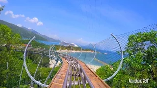 [HD] Dragon's Tail Alpine Coaster Ride - Using NO Brake! - Labadee, Haiti - Caribbean Island