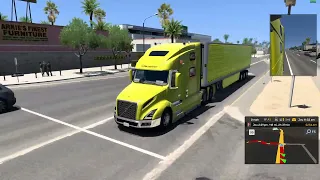 Je reprends le volant sur American Truck Simulator livraison en Californie 🇺🇲📍🚛