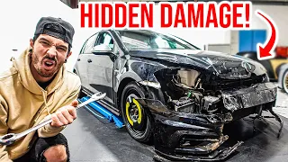 FIXING MY WRECKED VW GOLF R