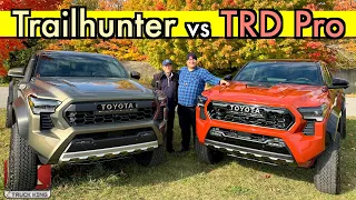 2024 Toyota Tacoma TRD Pro vs Tacoma Trailhunter - Which One Would We Buy?