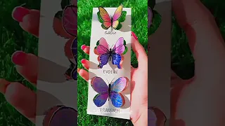 I am a butterfly 🦋 🥰 #shorts #tonniartandcraft #youtubeshorts #art #satisfying