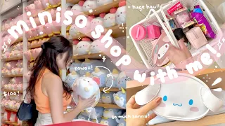 MINISO store tour + HAUL!🧸🎀✨ *$100 budget*