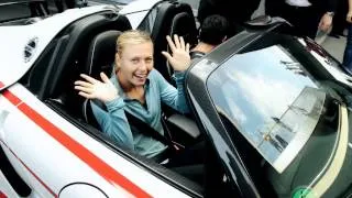 Maria Sharapova und Mark Webber: Spritztour im 918 Spyder