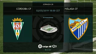 Córdoba CF - Málaga CF MD28 S1800