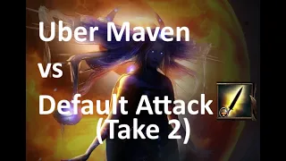 [3.22] PoE - Uber Maven vs Default Attack 2 (no totems, no blood rage, only auras)