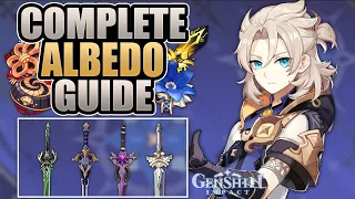 ALBEDO - COMPLETE GUIDE - 3★/4★/5★ Weapons, Combos, Artifacts, Team Comps | Genshin Impact