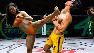 UFC4 Bruce Lee vs. Mual Azian EA Sports UFC 4