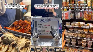 Nyobain Street Food Korea 🦀🍤🍗🥩 🥞🧇🥤🧋 || Shaturday 🍒