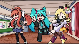 Anime Fight (Catfight but Monika, Mami and Miku sings it)