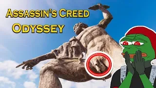 Assassin s Creed Odyssey - СТАТУЯ ЗЕВСА !!! СТРУЧЁК ЗЕВСА !!! "Баги, Приколы, Фейлы"