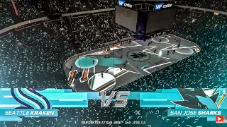 Seattle Kraken vs San Jose Sharks 3/16/2023 NHL 23 Gameplay