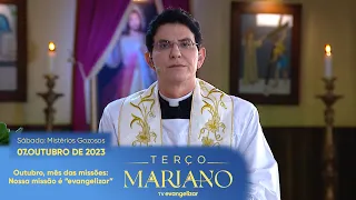 Sábado: Mistérios Gozosos | Terço Mariano com @PadreManzottiOficial | 07/10/23