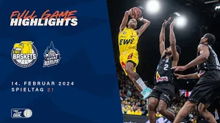 EWE Baskets Oldenburg vs. HAKRO Merlins Crailsheim- Full Game Highlights - Spieltag 21, Saison 23/24