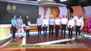 [ENG SUBS] BTS interview on Morning Show in Thailand 160805