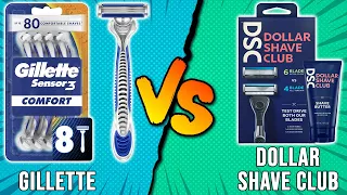 Gillette vs Dollar Shave Club- Which Razor Should You Get? (Don't BUY Until You Watch This!)