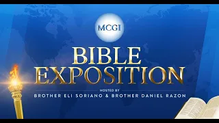 MCGI Bible Exposition | October 23, 2022 | 9:30 PM PHT