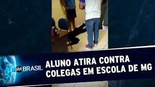 Aluno entra armado em escola e atira contra colegas em Minas de Gerais | SBT Brasil (07/11/19)
