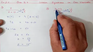 Ex.2.6 (Q.1,2,3,4,5) Chapter:2 Linear Equations in One Variable | Ncert Maths Class 8 | Cbse