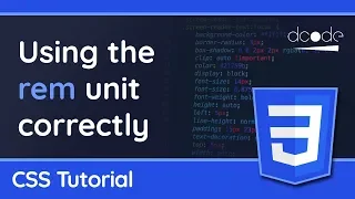 The "rem" unit in CSS - relative font sizes