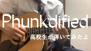 高校生がphunkdifiedを弾いてみた。   【phunkdified】