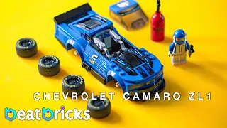 Lego Chevrolet Camaro ZL1 Race Car | Speed Build