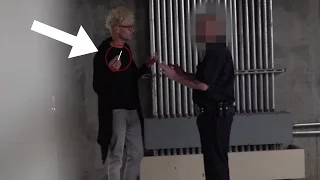 Vanishing Weed In front of a COP PRANK!