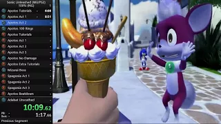 Sonic Unleashed (Wii) 100% Speedrun in 8:02:02 [UNOFFICIAL CATEGORY]