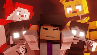 "Afton Family" | Minecraft FNAF Animated Music Video [Remix by Russell Sapphire]