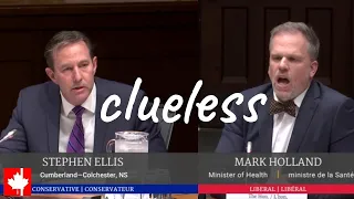 Clueless Liberal health minister LOSES IT as he can't answer questions about healthcare in Canada