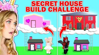 *SECRET* House Build Challenge SANNA vs MOODY In Adopt Me! (Roblox)