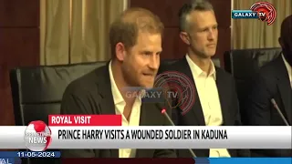 PRINCE HARRY VISITS WOUNDED SOLDIERS IN KADUNA