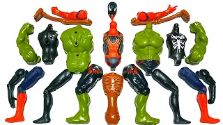 AVENGERS TOYS ASSEMBLE HULK SMASH, SIREN HEAD, SPIDER-MAN, VENOM SUPERHERO