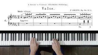 Chopin "Minute Waltz" Paul Barton, FEURICH 133 piano