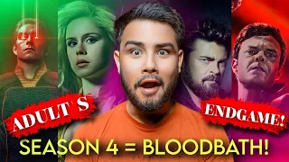 ADULT'S  ENDGAME : The Boys Season 4 Official Trailer Review & Analysis