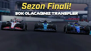 SEZON FİNALİNDE ŞOK OLACAĞINIZ TRANSFLER! - F1 23 Türkçe Kariyer Modu - Bölüm 23