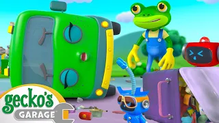 Recycling Day Repairs | Gecko's Garage | Trucks For Children | Cartoons For Kids