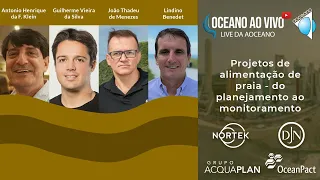 "Projetos de alimentação de praia: do planejamento ao monitoramento"