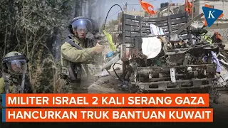 Israel Gempur Gaza Tengah, Hancurkan Truk Bantuan dan Tewaskan 5 Warga