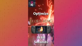 #eldenring #optimization on the #steamdeck in 60 Seconds!!!