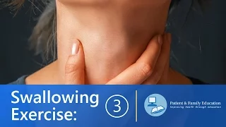 Swallowing Exercises - Practice Closing Your Wind Pipe [Exercise 3 of 3]