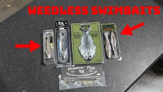 Our Top 5 Favorite Weedless Soft Swimbaits To Catch Big Bass!