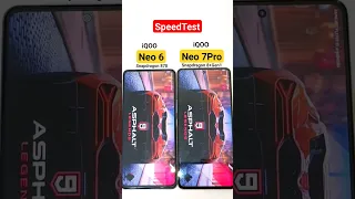 iQOO Neo 7Pro vs Neo 6 SpeedTest 🔥🔥🔥
