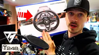 BRAND NEW Thrustmaster T248 Hybrid Drive UNBOXING / First Turn On!!