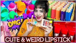 Omg😍Testing Viral and Cute Lipsticks from Meesho | Extremely Good | Ronak Qureshi